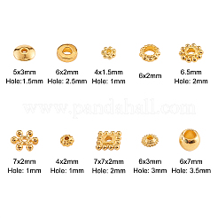 300шт 10 стиля сплава распорные бусины&nbsp;PALLOY-CJ0001-153