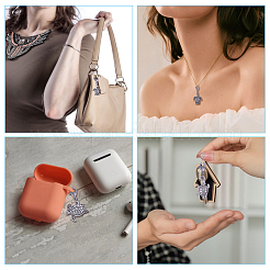 40 шт. 5 стиля подвеска из сплава морской черепахи&nbsp;HJEW-CA00038