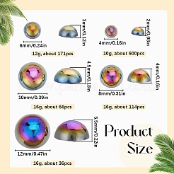 70 г 5 стиля АБС пластик имитация жемчуга кабошоны OACR-SC0001-45C