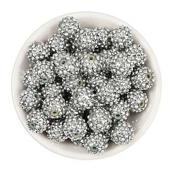 Бусины со стразами из смолы&nbsp;RESI-S315-14x16-15