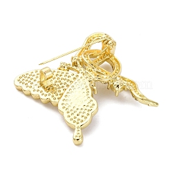 Акриловые булавки в виде бабочки и змеи&nbsp;JEWB-M072-01B-G