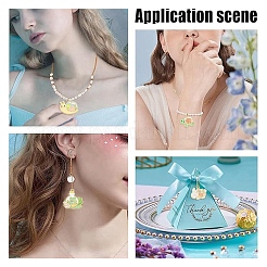 20шт 4 стиля подвески из сплава с эмалью&nbsp;ENAM-YW0004-95