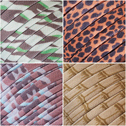 4 цветной плоский эластичный шнур из полиэстера EC-TA0001-03B