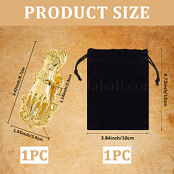 Зажим для закладки в форме руки из сплава AJEW-CP0006-94A-G