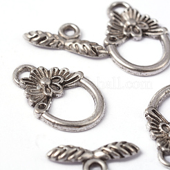 Застежки тоггл в тибетском стиле  X-A0122Y