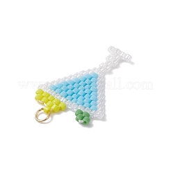 Стеклянные подвески из бисера&nbsp;PALLOY-MZ00913-04