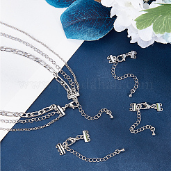 8 шт. 2-х размеров латунные удлинители цепи FIND-BBC0002-70P