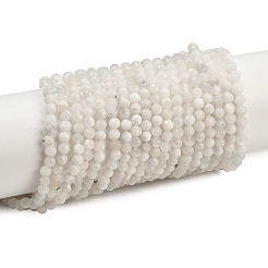 Бусины из натурального радужного лунного камня G-D0003-E90-4MM