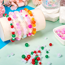 150 г 5 цвета бусины из абс-пластика с имитацией жемчуга&nbsp;KY-TA0001-44B