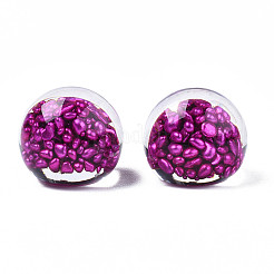 Полупрозрачные акриловые кабошоны TACR-N006-29B