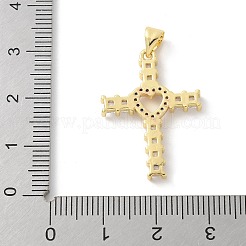 Латунные микро проложить кубического циркония подвески&nbsp;KK-P294-06G-04