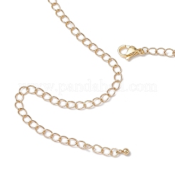 Латунные треугольные сетчатые цепочки с кисточками для танца живота NJEW-C00037