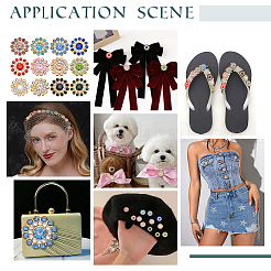 120шт 12 цвета пришить горный хрусталь RGLA-AR0001-06