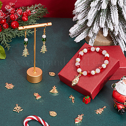 52 шт. 13 стиля подвески из цинкового сплава на рождественскую тематику FIND-SC0012-62