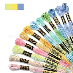 6-слойная полиэфирная нить для вышивания OCOR-FZ0001-01J