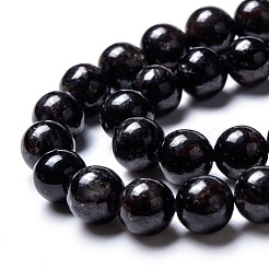 Бусины из натурального глаукофана G-M375-01B