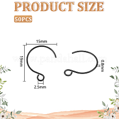 Ионное покрытие (ip) крючки для сережек из нержавеющей стали 304 STAS-UN0058-96EB