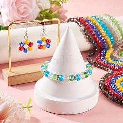 8 нить 8 стилей гальванические стеклянные бусины нити EGLA-TA0002-91