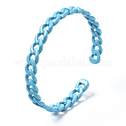 Латунные браслеты-манжеты&nbsp;BJEW-Q700-001D