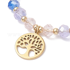 Браслеты с подвесками из нержавеющей стали 304&nbsp;BJEW-JB12828-02