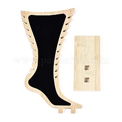 Стойка для хранения украшений из бамбука в форме ступни ODIS-G018-01B-01