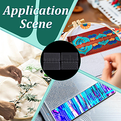 8 шт. прозрачные акриловые шаблоны&nbsp;DIY-HY0003-28