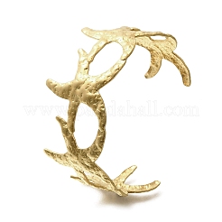 Текстурированные браслеты-манжеты из нержавеющей стали 304&nbsp;LS-BJEW-G734-01A-G