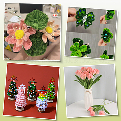 100 шт. плюшевые палочки «сделай сам»&nbsp;FIND-SP0004-72E