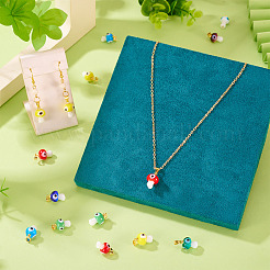 16шт 8 цвета подвески ручной работы лэмпворк&nbsp;LAMP-TA0001-78