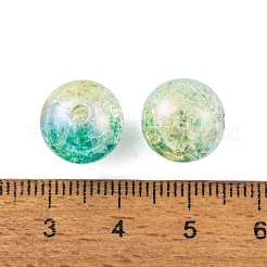 Радужные переливающиеся акриловые бусины с УФ-покрытием&nbsp;PACR-C009-02C