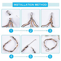 Наконечники шнура из нержавеющей стали марки 304&nbsp;STAS-H153-08P