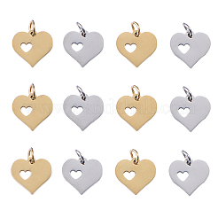 20 шт. подвески из нержавеющей стали 304 двух цветов&nbsp;STAS-CJ0001-154