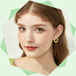 72 шт. 12-х цветные серьги-кольца из смолы&nbsp;EJEW-SC0001-88