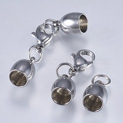 Наконечники шнура из нержавеющей стали 201 STAS-F145-03P-10.5x7mm