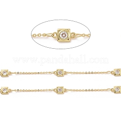 Прозрачные цепочки из кубического циркония с квадратным звеном CHC-G016-02G