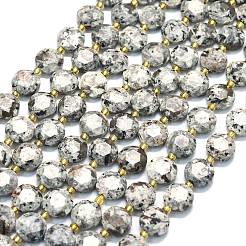 Натуральный флуоресцентный сиенитовый камень (светящийся в ультрафиолетовом свете) бусины нити G-C116-A127-01