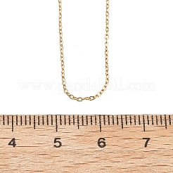 Ожерелья из цепочек из нержавеющей стали 304 толщиной 1 мм NJEW-T016-15G