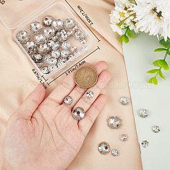 90 шт. 3 стиля колпачков из нержавеющей стали 304&nbsp;STAS-BBC0002-82