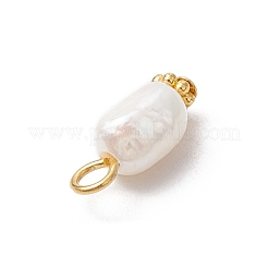 Подвески из натурального культивированного пресноводного жемчуга и риса&nbsp;PALLOY-JF03922-02