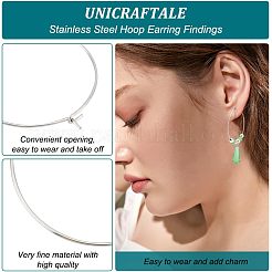 Фурнитура для сережек-колец из нержавеющей стали 304 STAS-UN0018-19P