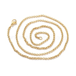 Цепочки-колье из нержавеющей стали 304 с вакуумным покрытием pvd NJEW-I248-11C-G