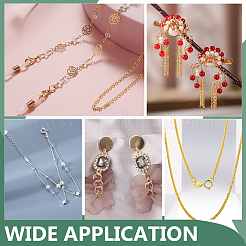 100 шт. стойка с покрытием из латуни открытые соединительные кольца KK-PH0013-59D