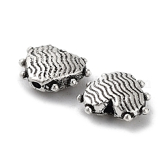 Сплавочные овальные бусины тибетского стиля &nbsp;FIND-A035-18AS