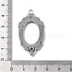 Старинные тибетские стиль сплава подвеска кабошон ободок открыть сеттинги задних TIBEP-O006-35AS