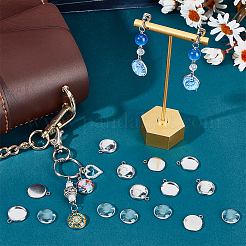 Наборы для изготовления подвески из нержавеющей стали 304 своими руками&nbsp;DIY-UN0056-03A