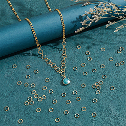 200 шт. разъемные кольца из нержавеющей стали 304&nbsp;STAS-UN0062-49G-01