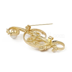 Брошь из сплава со стразами для рюкзака для одежды JEWB-Q030-27G