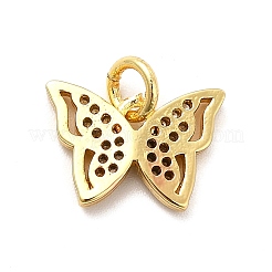 Стойки обшивки латунь микро проложить кубическую прелесть диоксида циркония KK-K270-35G