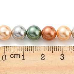 Гальванические оболочки жемчужные бусы пряди SHEL-F008-03B-02