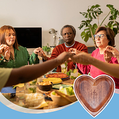 Деревянная молитвенная чаша ODIS-WH0079-018